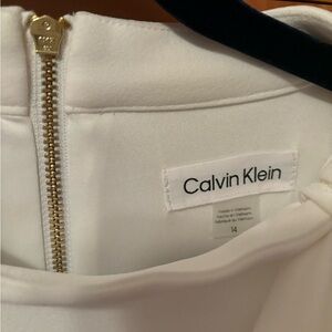 Beautiful in white with Calvin Klein